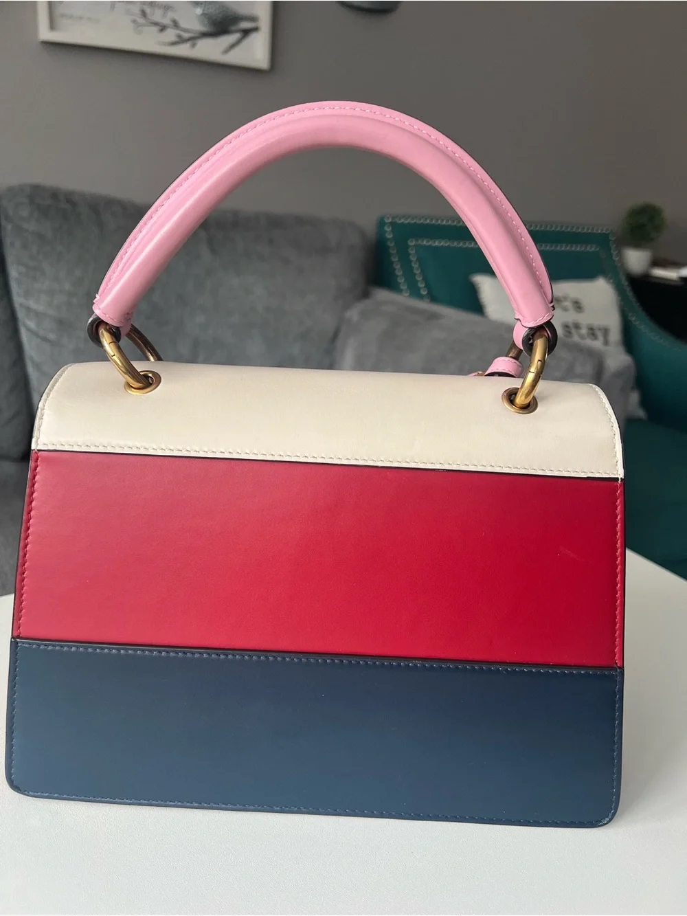 Gucci Queen Bee Margaret Tricolor - Picture 4 of 15